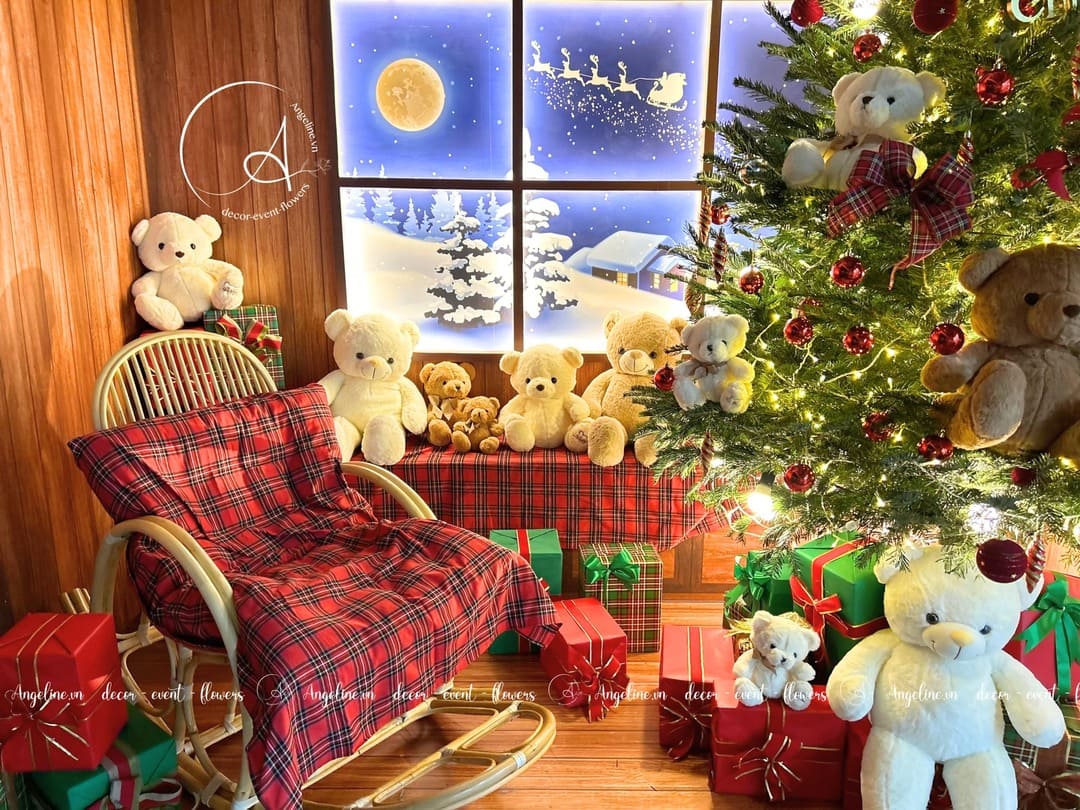 Trang trí noel tại tòa nhà nic