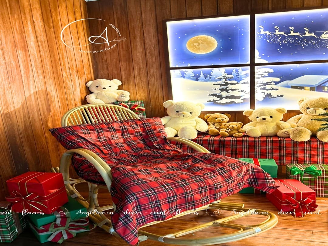 Trang trí noel tại tòa nhà nic