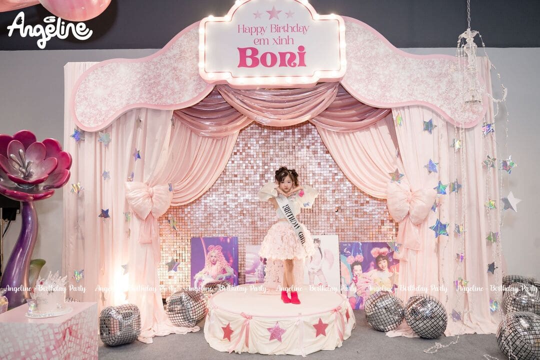 BONI’S PINK UNIVERSE – Bữa Tiệc Sinh Nhật Chủ Đề Vũ Trụ Hồng Dành Cho “Em Xinh Boni”