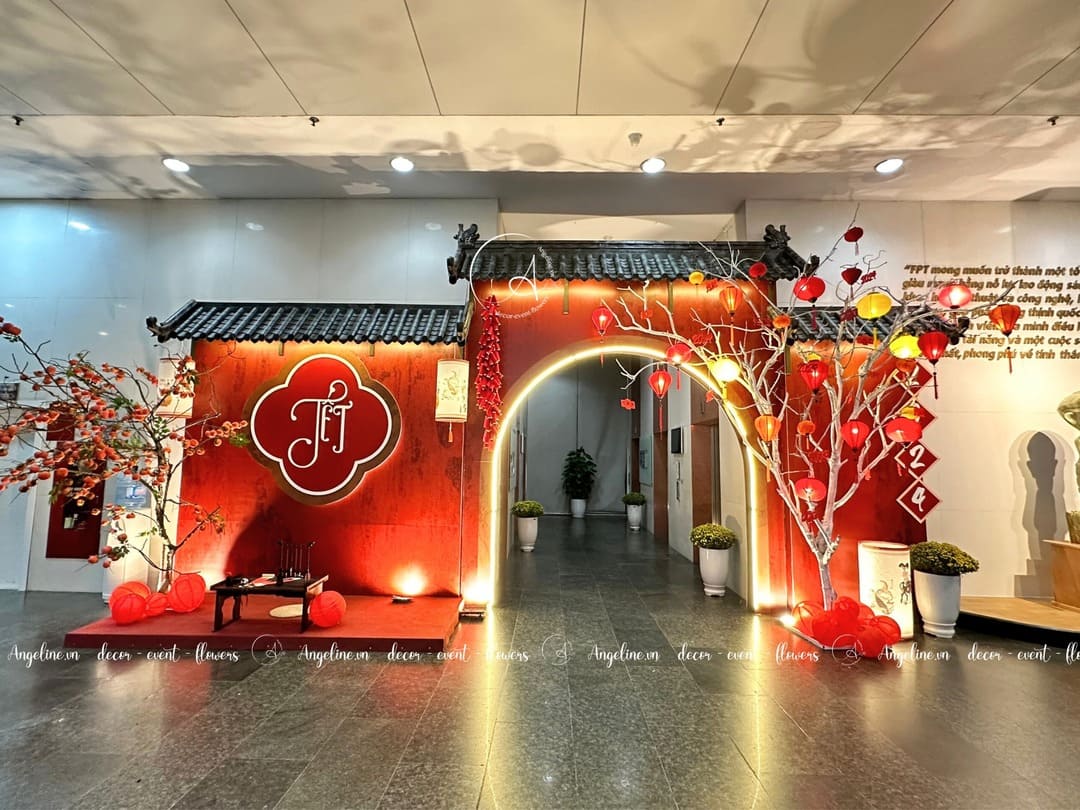 Biến Văn Phòng Thành Điểm Check-in Mùa Xuân Giải Pháp Decor Tết Đẳng Cấp Từ Angeline