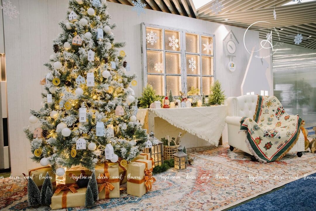 Trang Trí Giáng Sinh Tại FPT Software – Không Gian Lễ Hội Ấm Áp, Sang Trọng & Sáng Tạo