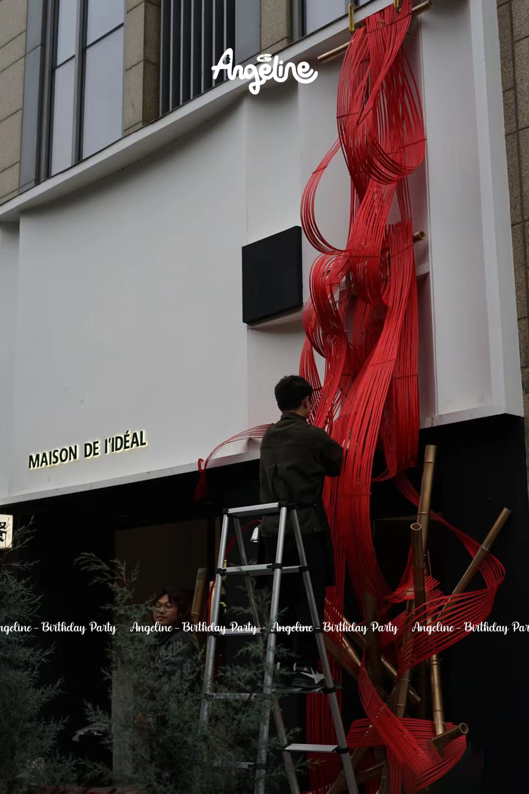 thi công trang trí tết