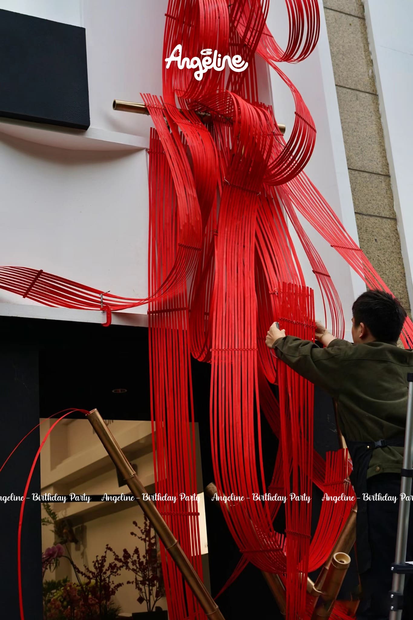 thi công trang trí tết