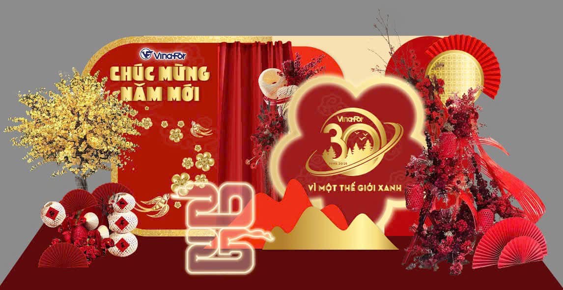 Thiết kế trang trí tết Vinafor