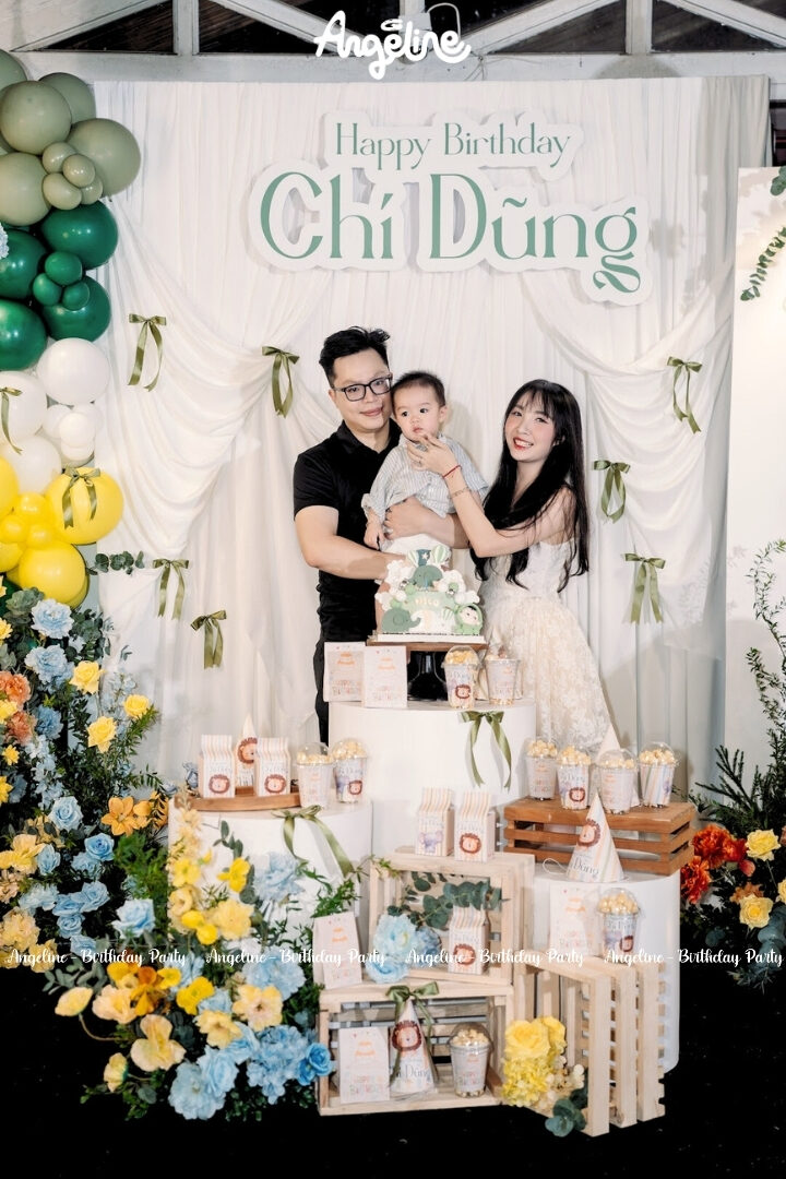 Trang trí sinh nhật bé trai Chí Dũng