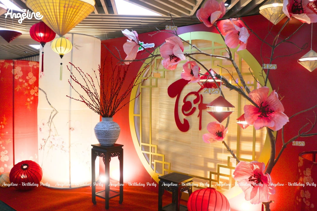 trang trí tết tại fpt software 2025