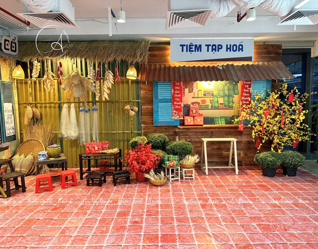 trang trí tết tại upgen