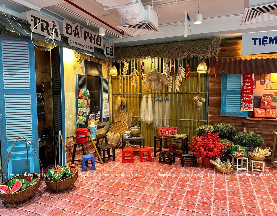 trang trí tết tại upgen