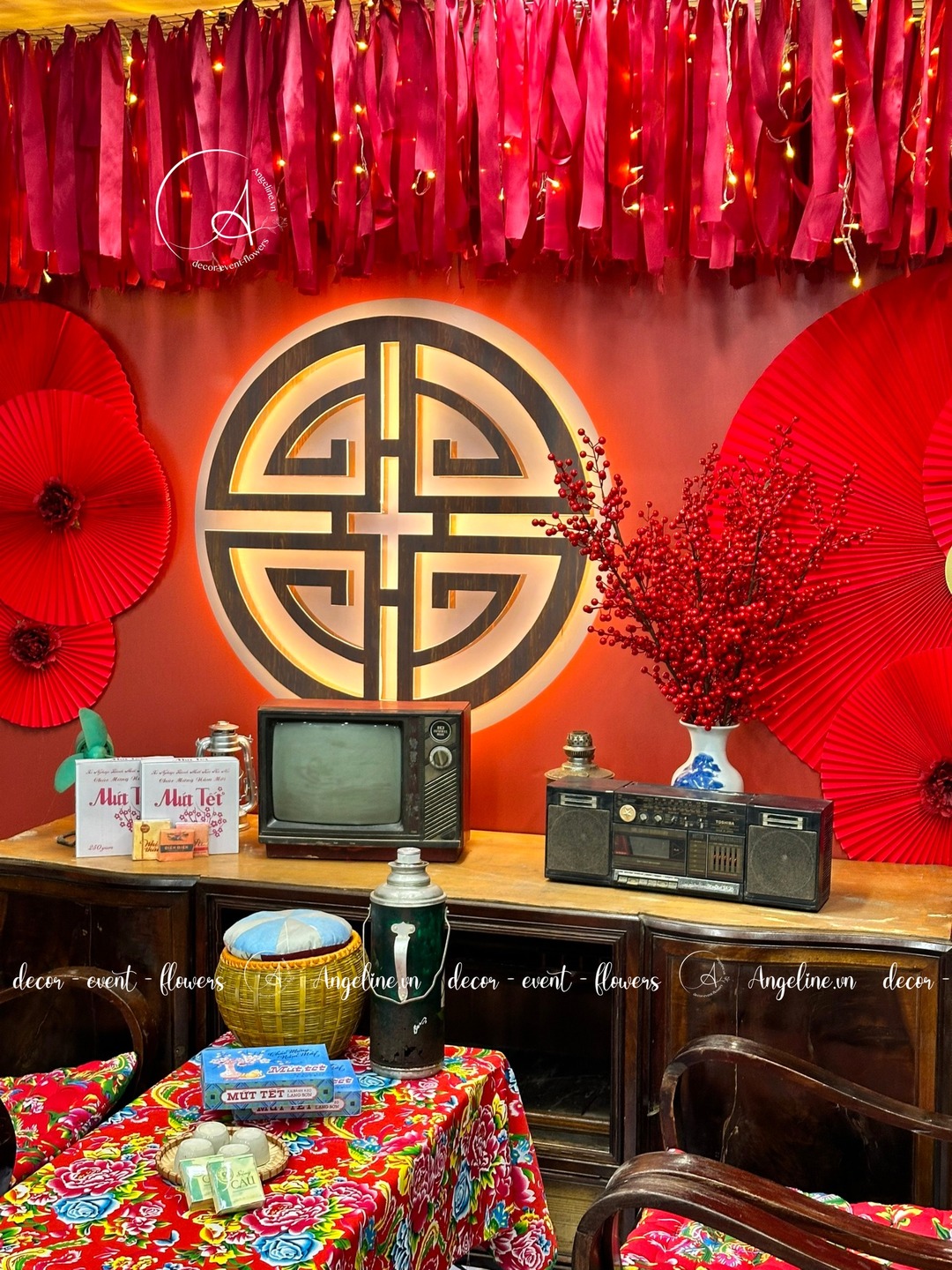 Trang trí tết tại upgen lương yên