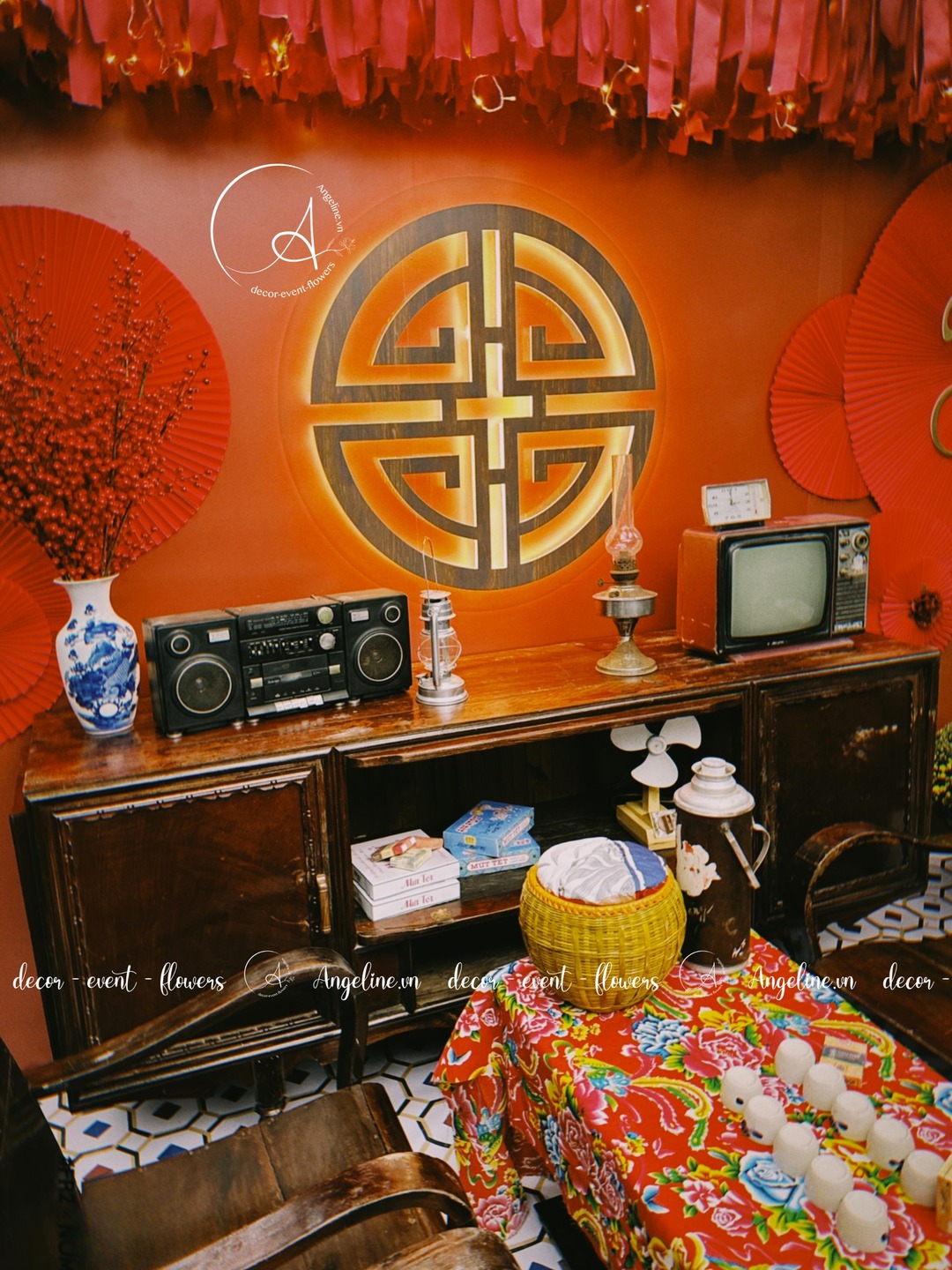 Trang trí tết tại upgen lương yên