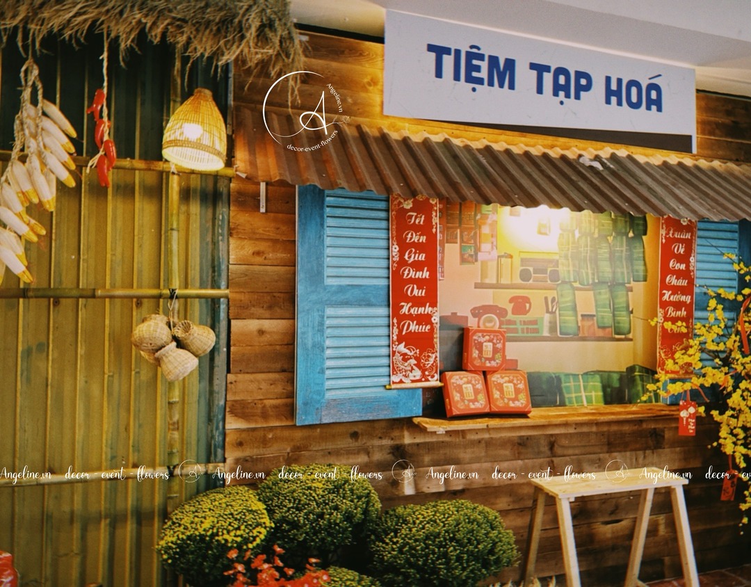 trang trí tết tại upgen