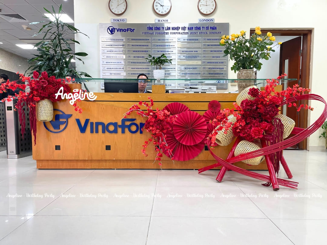 Trang trí tết tại vinafor