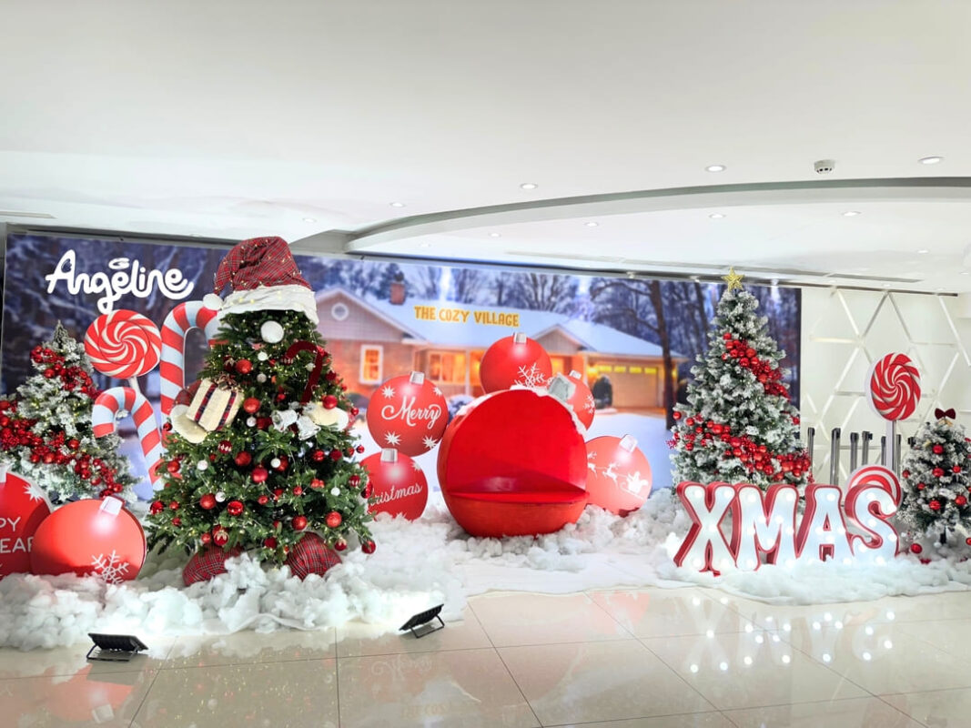 Giáng Sinh F2 Hòa Lạc 2025 – Angeline Event & Decor đồng hành cùng FPT Software trong không gian “The Cozy Village”