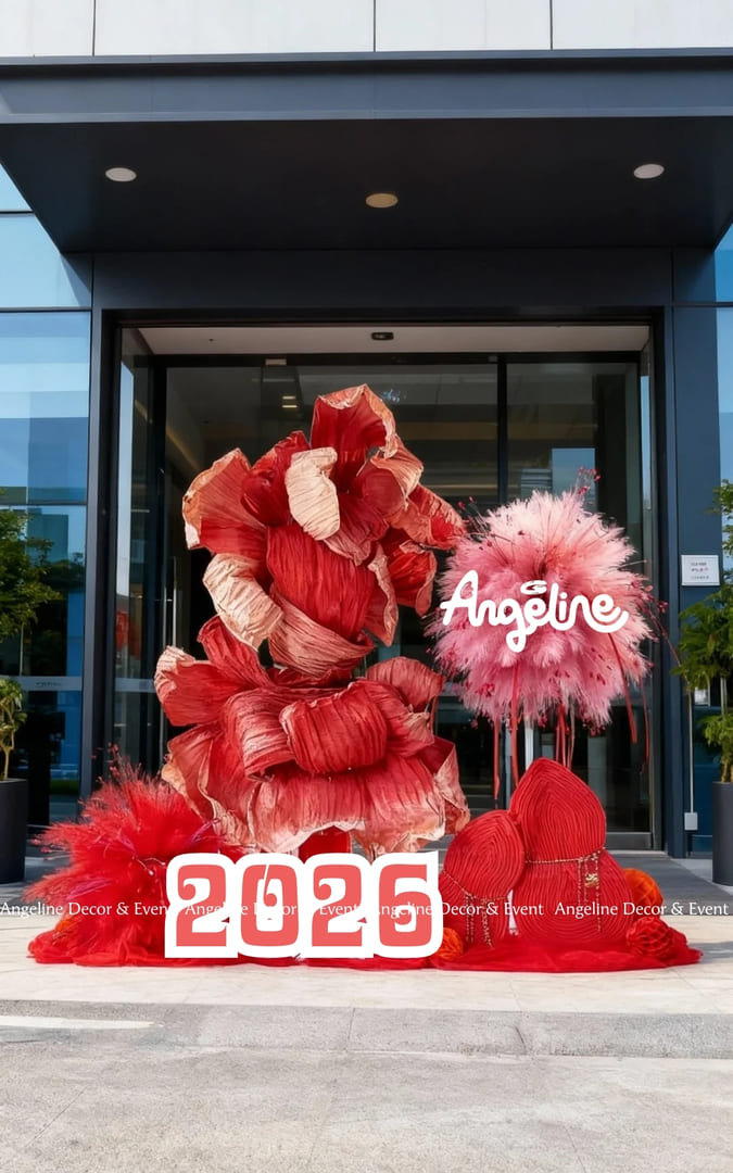 Khai Hoa Phát Lộc – Concept Trang Trí Tết 2026 Độc Bản Từ Angeline