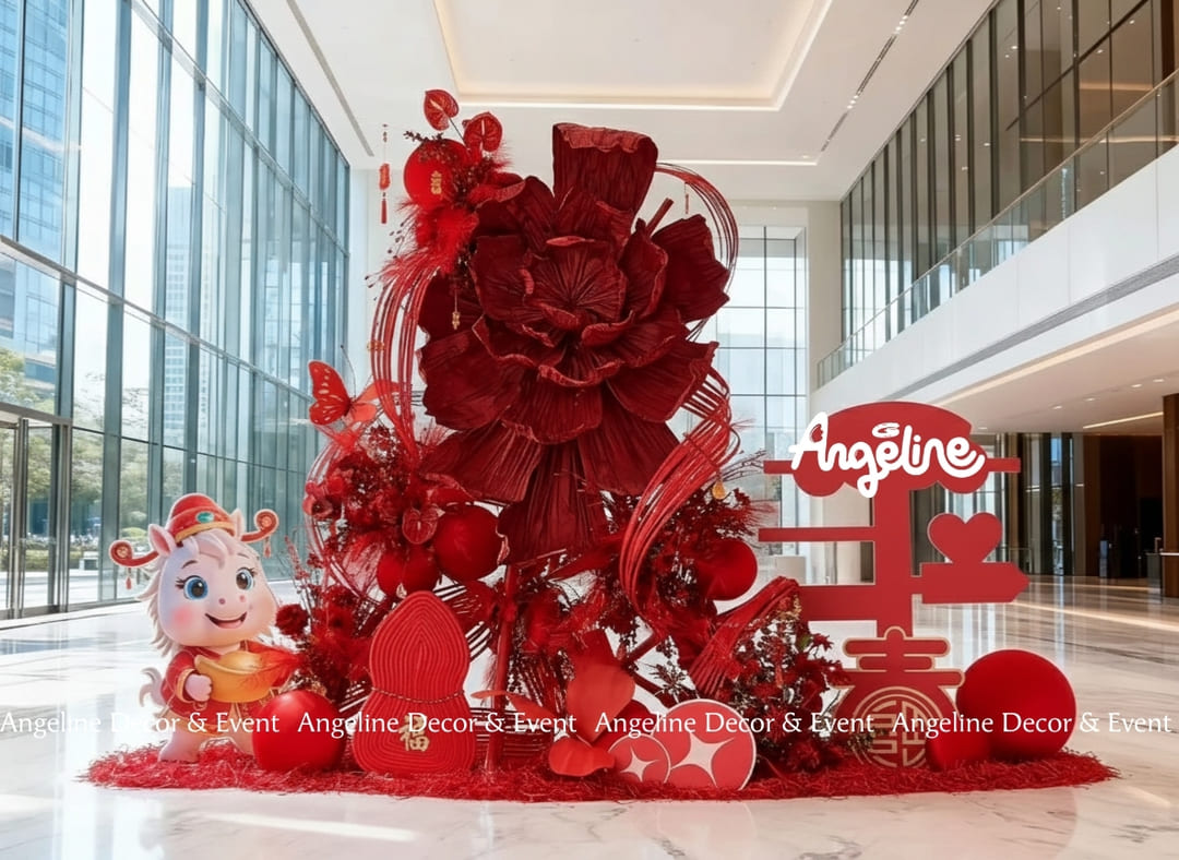 Khai Hoa Phát Lộc – Concept Trang Trí Tết 2026 Độc Bản Từ Angeline