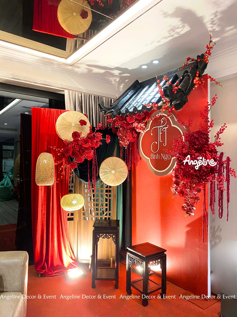Góc Xuân Cổ Việt – An Yên Trong Mái Nhà Concept Trang Trí Tết 2026 Đậm Chất Á Đông Của Angeline