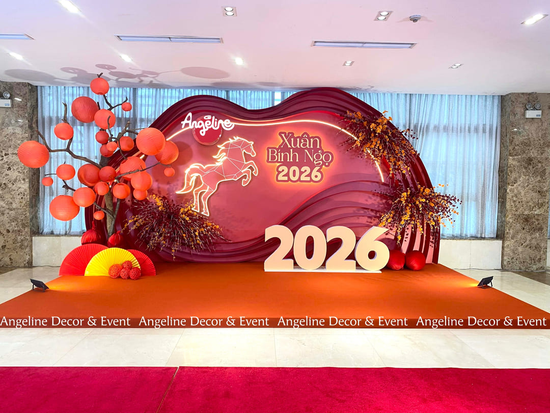 Sắc Tết Hội Tụ – Nơi Truyền Thống Gieo Mầm Tinh Hoa | Concept Trang Trí Tết 2026 Tại Trung Tâm Hội Nghị Quốc Tế Lê Hồng Phong