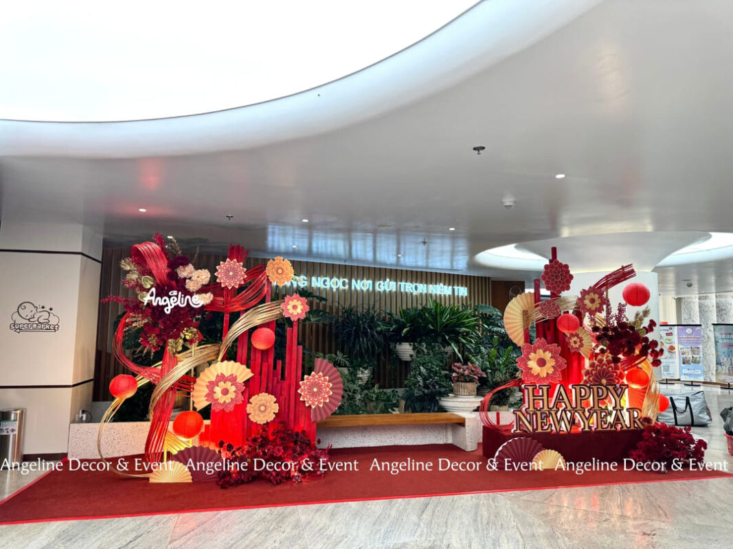 Tết An Khang – Sắc Xuân Hồng Ngọc Phúc Trường Minh Concept Trang Trí Tết Doanh Nghiệp 2026 Angeline