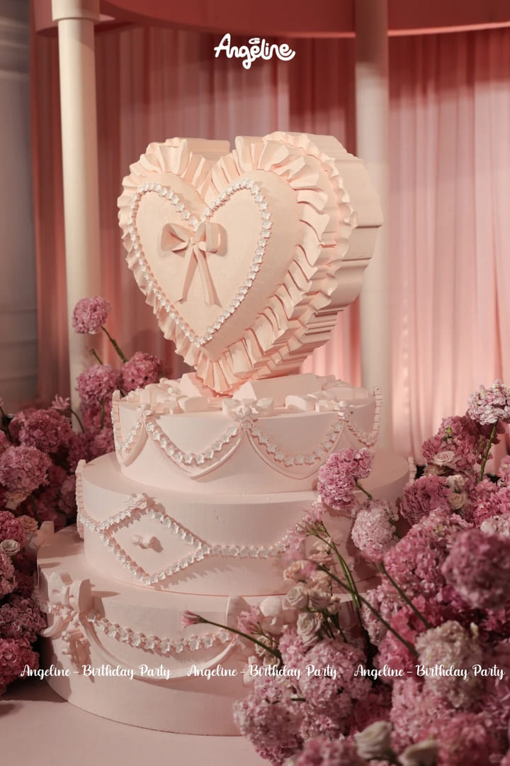 Trang Trí Sinh Nhật chủ đề Công Chúa Nhỏ Angeline