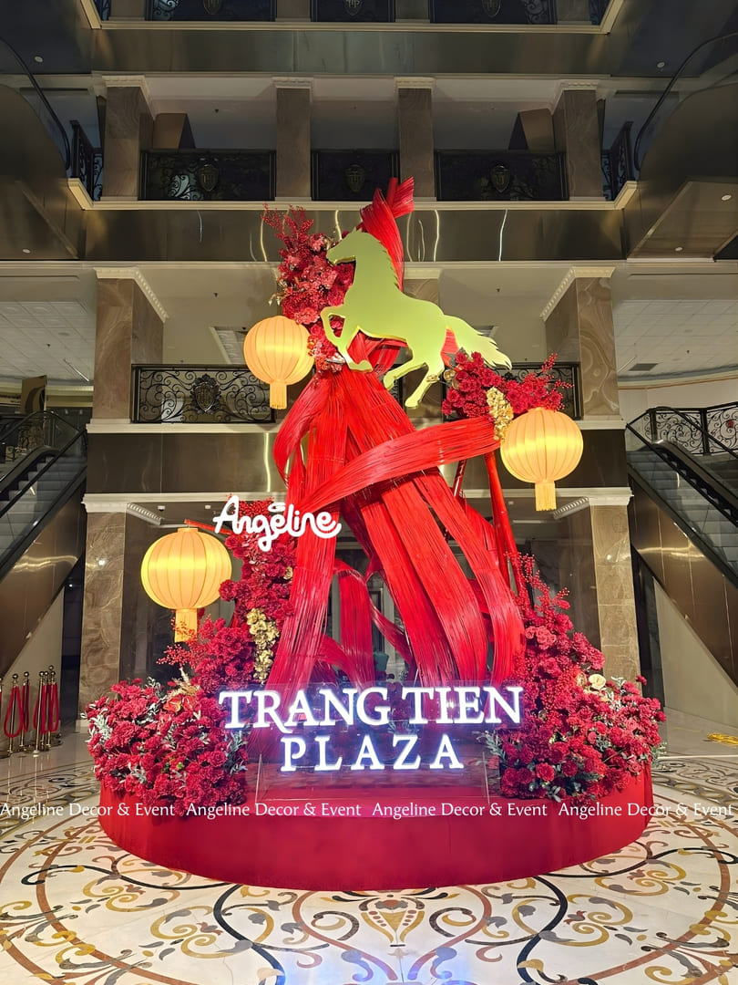 Vũ Khúc Bính Ngọ – Concept Trang Trí Tết Tràng Tiền 2026 Đậm Chất Nghệ Thuật Angeline