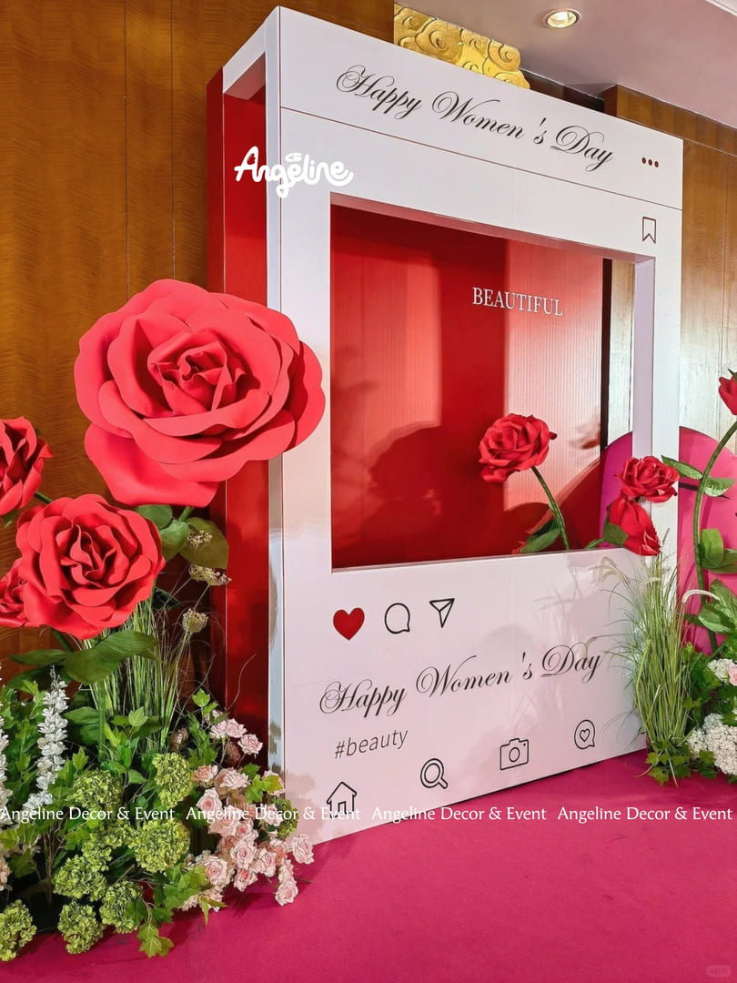 Blooming Queens – Nở Rộ Những Điều Phi Thường Concept Check-in 83 Với Bông Hồng Khổng Lồ Đỏ Quyền Lực Angeline