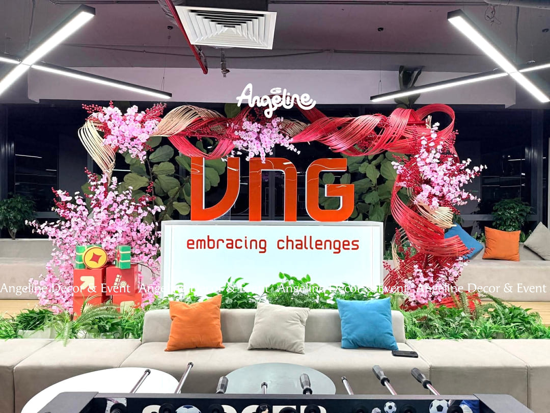 Concept Trang Trí Tết 2026 Tại VNG Với Thông Điệp “Embracing Challenges”