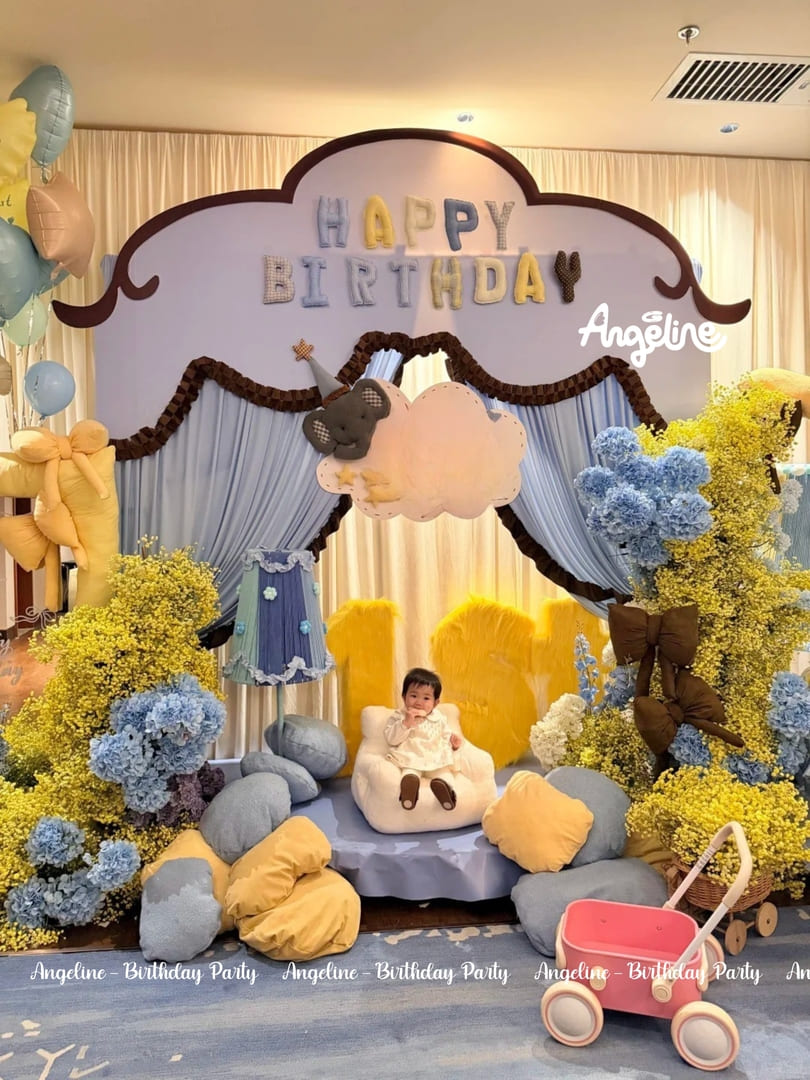 Concept Sinh Nhật Little Elephant Dream – Chú Voi Nhỏ Dễ Thương Cho Bé