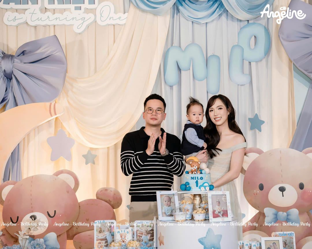 Concept Sinh Nhật Woven Dreams of Milo – Không Gian Dịu Dàng Cho Bé 1 Tuổi Angeline