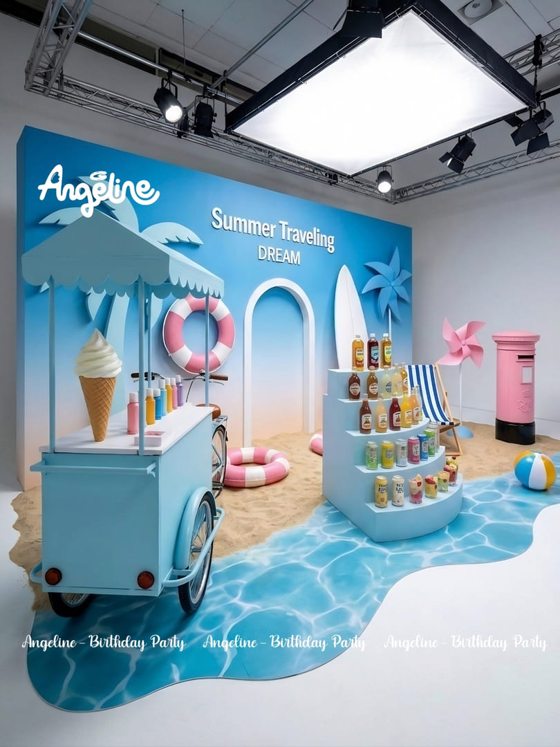 Summer Traveling Dream: Góc Biển Xanh Pastel Khiến Ai Cũng Muốn “Đi Trốn” – Angeline