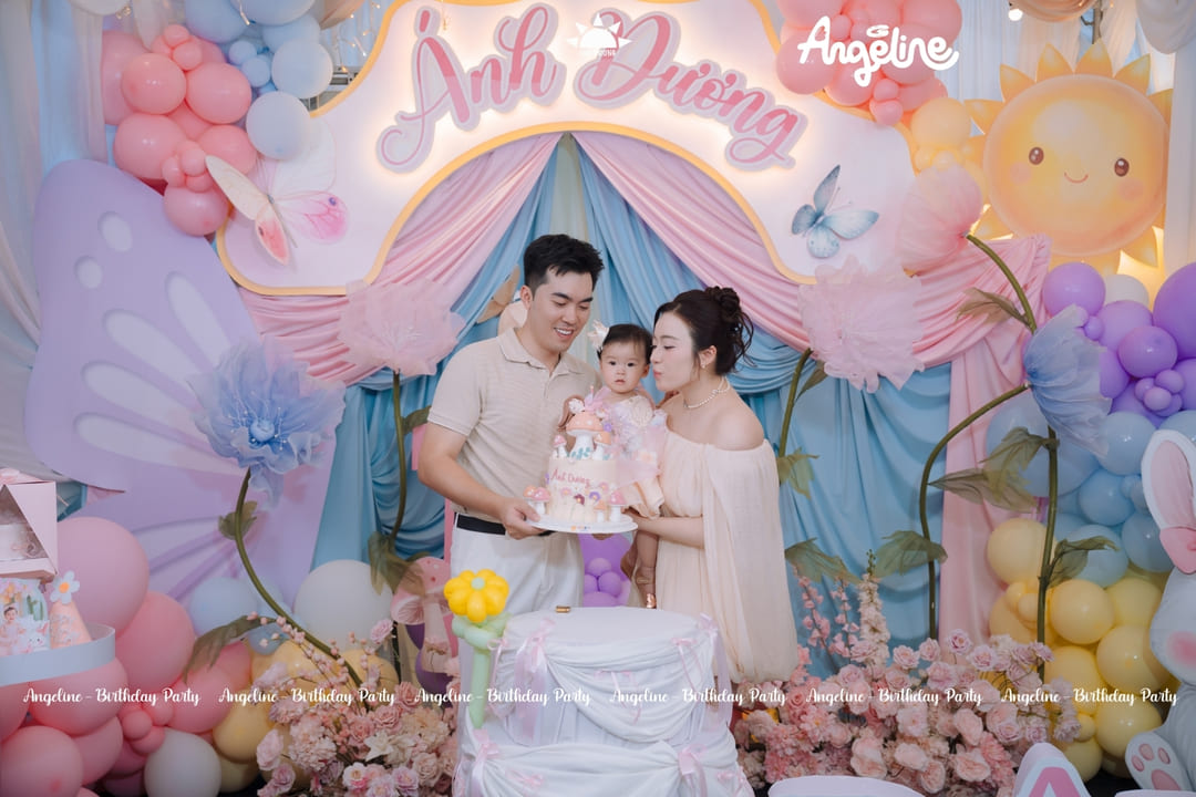 Concept sinh nhật bé gái Fairy Garden